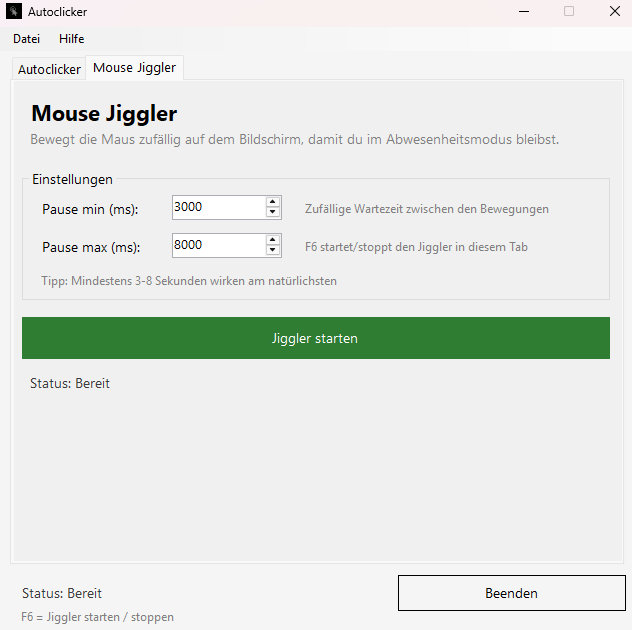InputKeeper Mouse Jiggler
