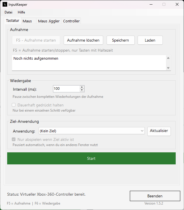 InputKeeper Tastatur