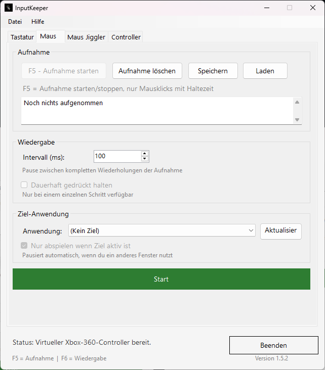 InputKeeper Maus